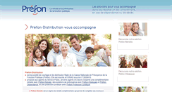 Desktop Screenshot of prefon-distribution.com